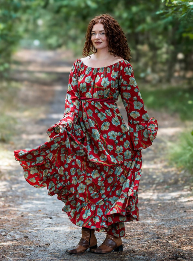 Lilith bohemian lange jurk