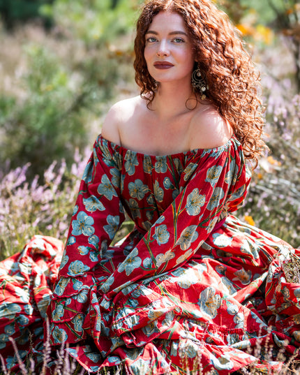 Lilith bohemian lange jurk