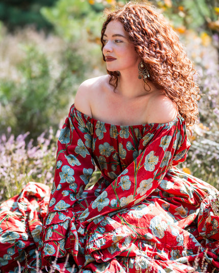 Lilith bohemian lange jurk