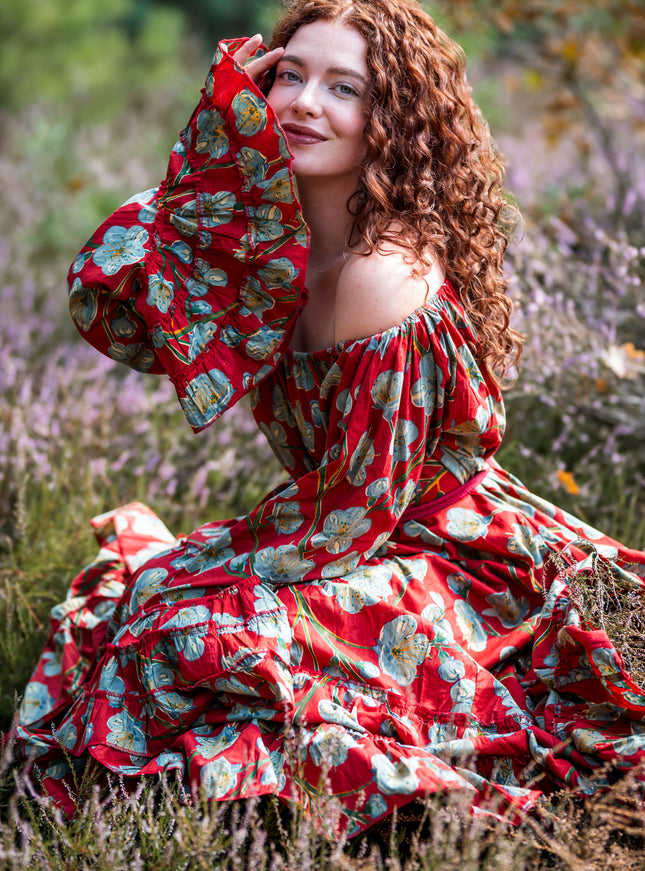 Lilith bohemian lange jurk