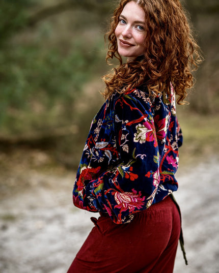 Velvet Rebel Jacket Maroon Red