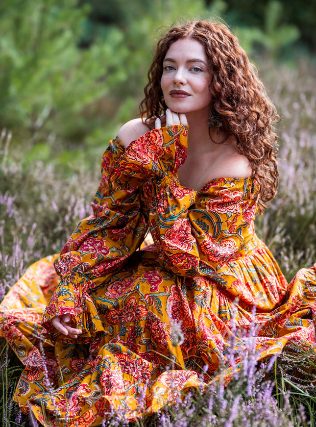 Vaiana Langes Kleid Marineblau 