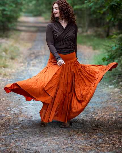 Real Gypsy Skirt Warm Orange