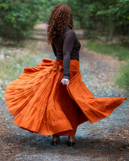 Real Gypsy Skirt Warm Orange
