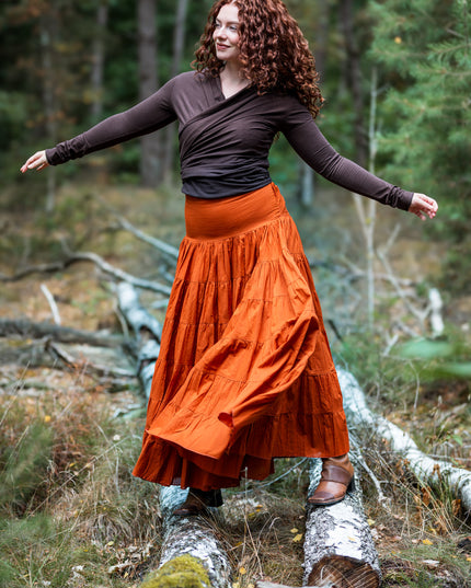 Real Gypsy Skirt Warm Orange