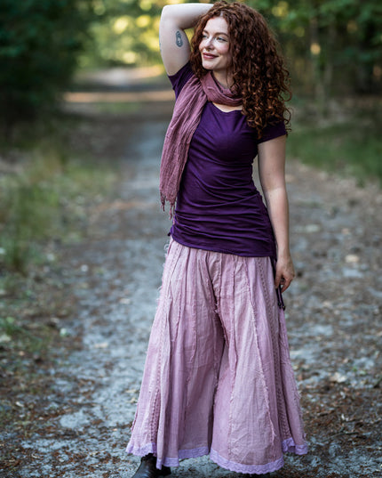 Short sleeve shirt Purple 