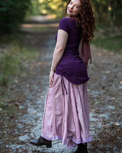 Short sleeve shirt Purple 