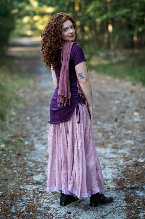 Short sleeve shirt Purple 