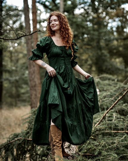 Vaiana Zomerjurk Donkergroen