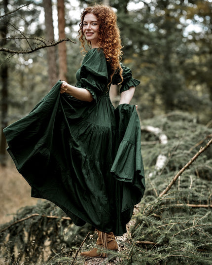 Vaiana Zomerjurk Donkergroen