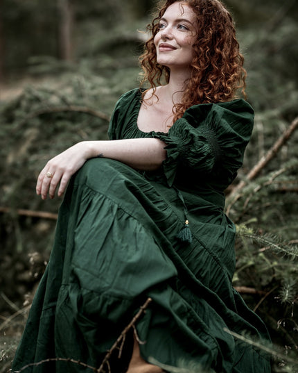 Vaiana Zomerjurk Donkergroen