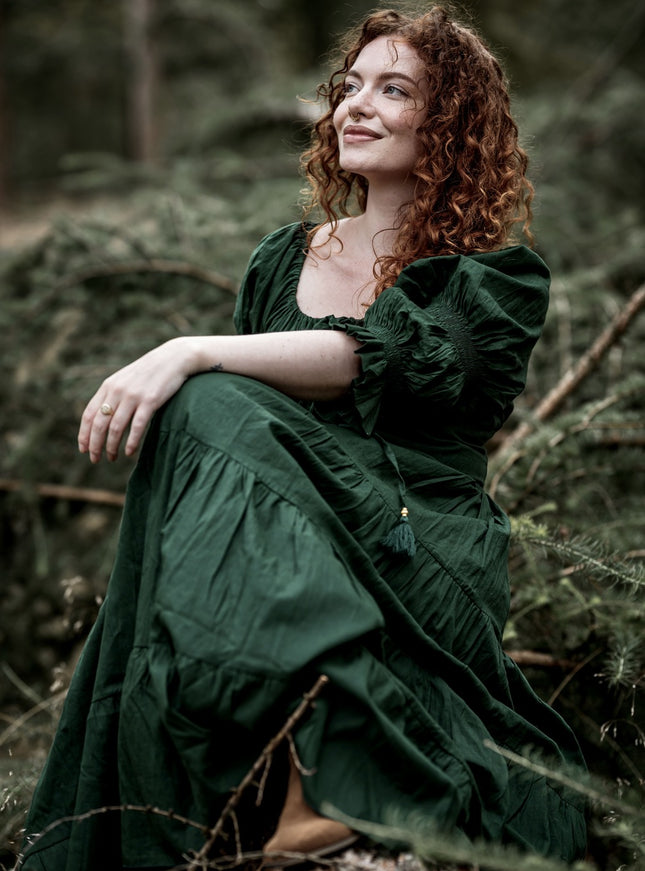 Vaiana Zomerjurk Donkergroen