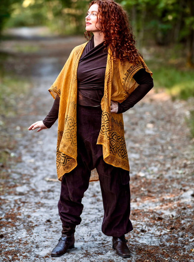 Nomad Chic Poncho Dunkelgrün