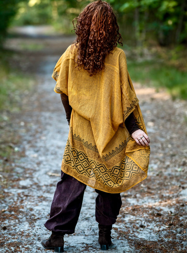 Nomad Chic Poncho Dunkelgrün