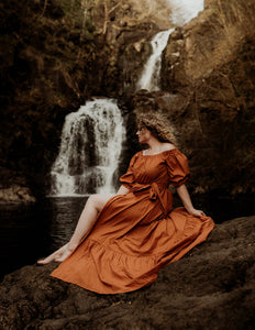 Luna Dress Warm Oranje