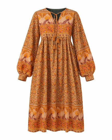 Fay Dress Handblock Blue