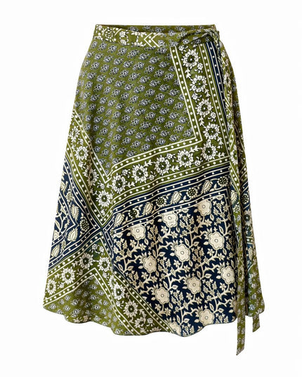 Mystic Mesa Wrap Skirt Black