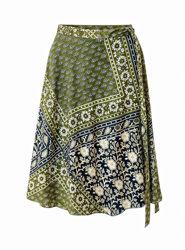 Mystic Mesa Wrap Skirt Black