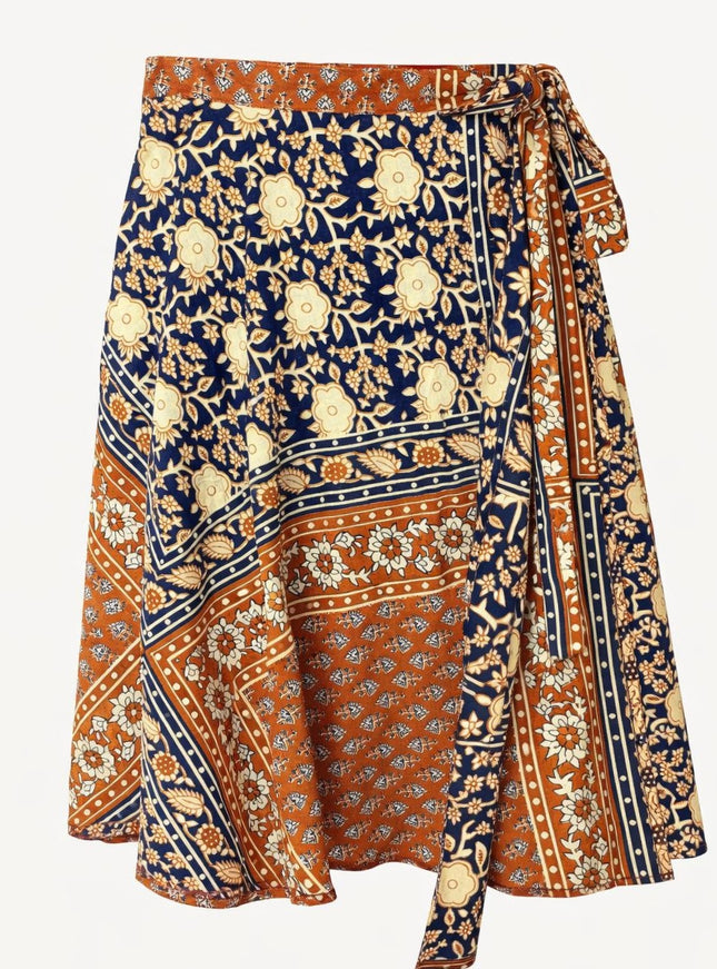 Mystic Mesa Wrap Skirt Black