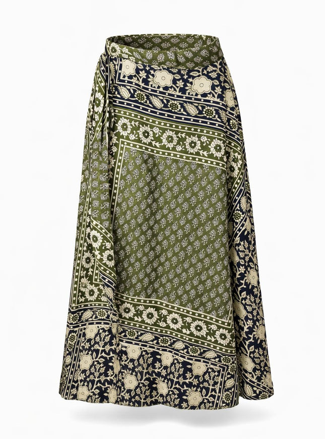 Mystic Mesa Wrap Skirt Black