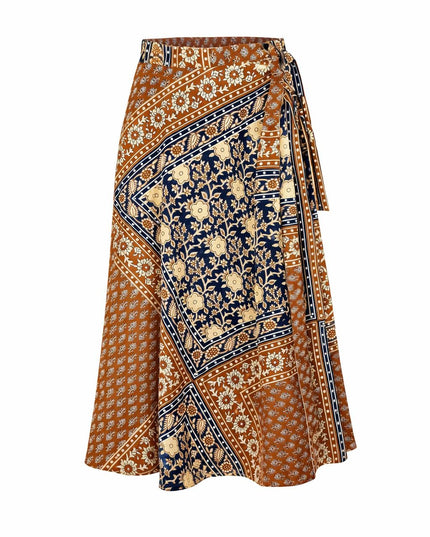 Mystic Mesa Wrap Skirt Black