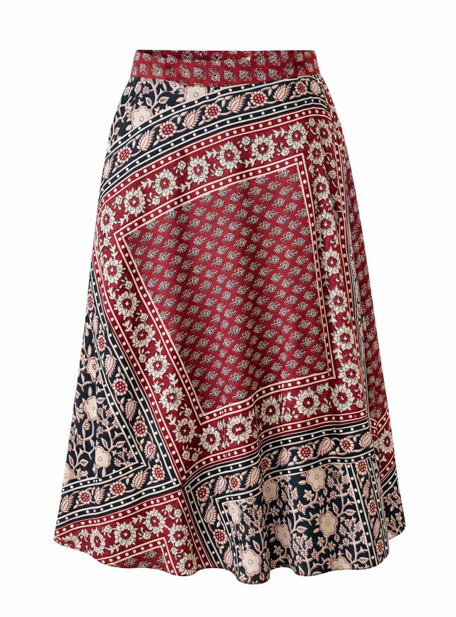 Mystic Mesa Wrap Skirt Black