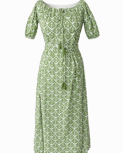 Ancient Whispers Sommerkleid Dunkelgrün