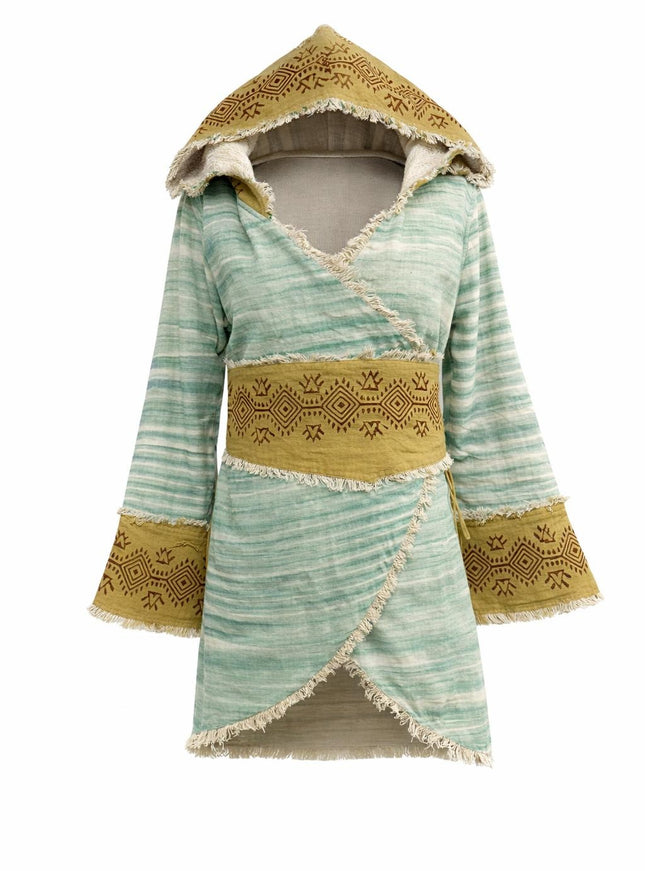 Samt Suzani Jacke Dunkelblau