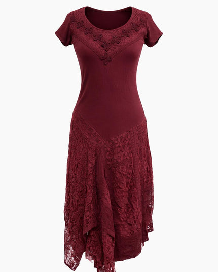 Ysolde jurk Marroon rood