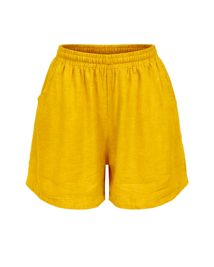 Mira Sol Korte Broek Oker