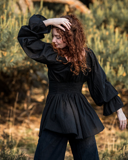 Vaiana Boho Blouse zwart