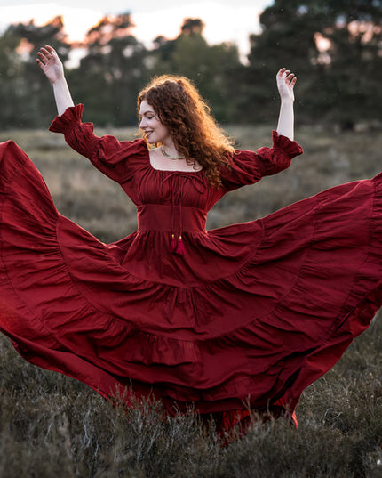 Vaiana Zomerjurk Warm Rood