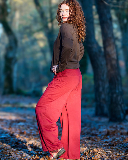 Dreamer pant Marroon Rood