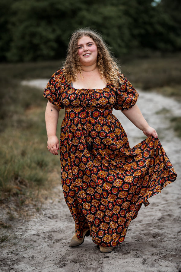 Floral Bohemian Jurk Kind Plus Size Boho Stijl Kleding Kleding