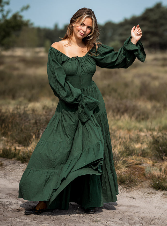 Vaiana Lange Jurk Groen