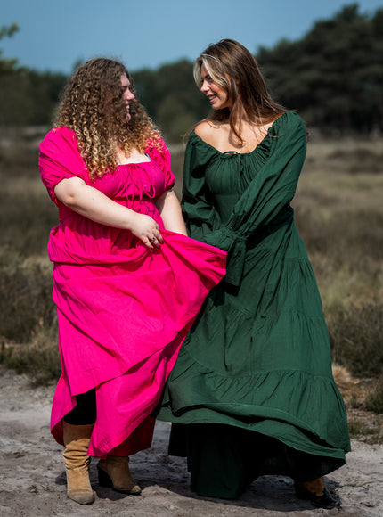 Vaiana Lange Jurk Groen