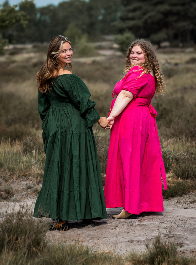 Vaiana Lange Jurk Groen