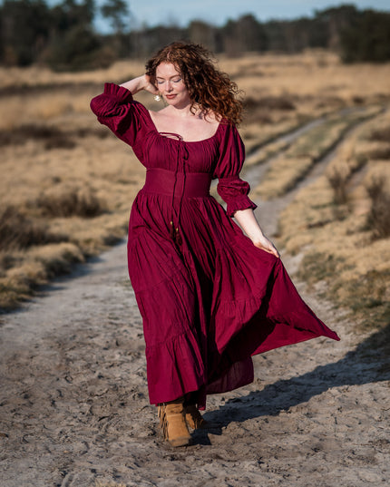 Vaiana Zomerjurk Burgundy