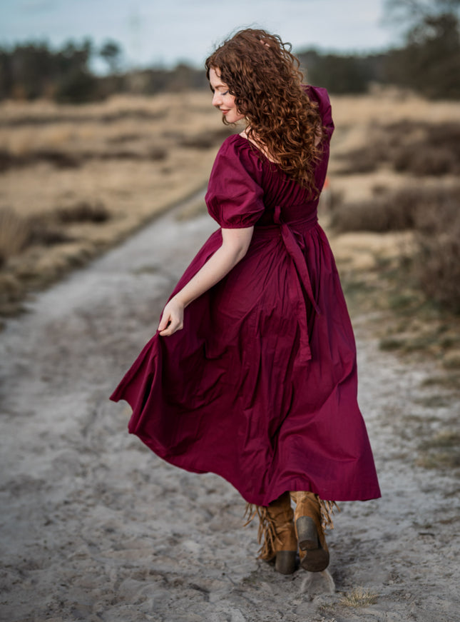 Grace Dress Burgundy