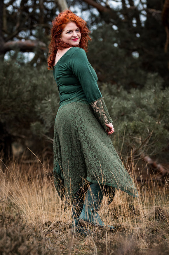 Morgana Boho Jurk Groen