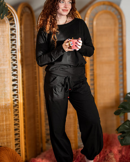 Flow Pant Zwart