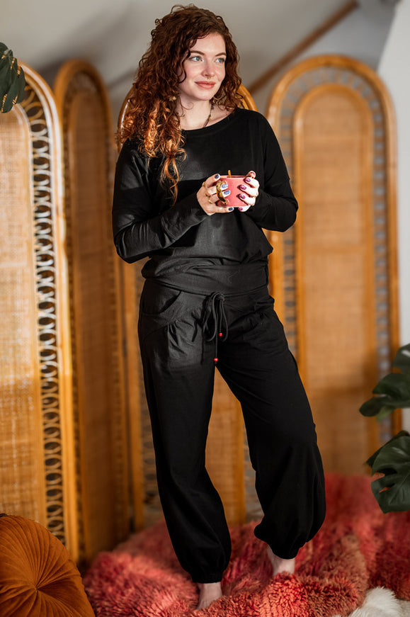 Flow Pant Zwart