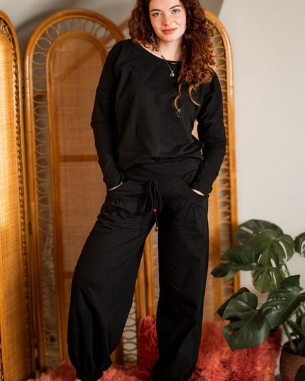 Flow Pant Zwart