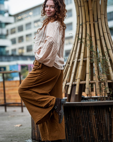 Kira Blouse Licht Khadi katoen
