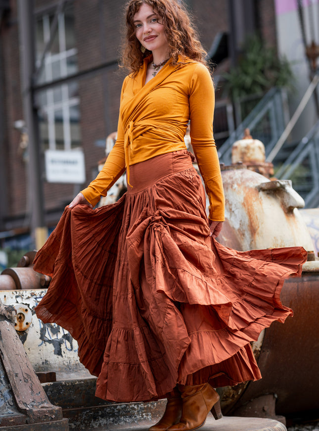 Real Gypsy Skirt Warm Orange