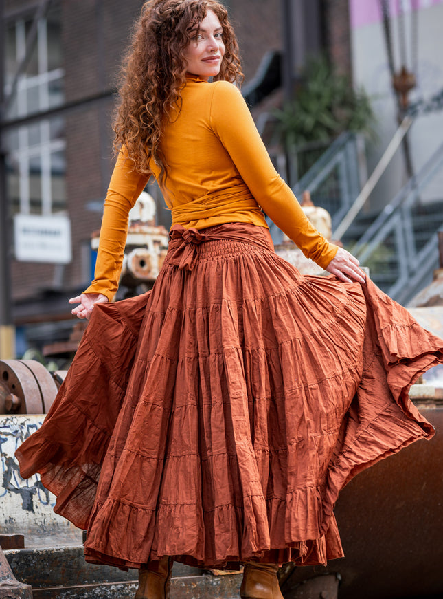 Real Gypsy Skirt Warm Orange