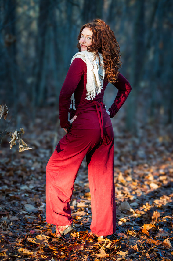 Dreamer pant Marroon Rood