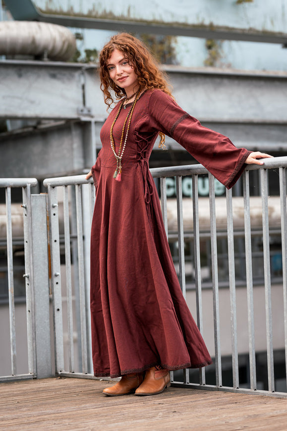 Berkana Jurk Marroon Rood