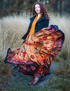 Silk Gypsy Skirt 205