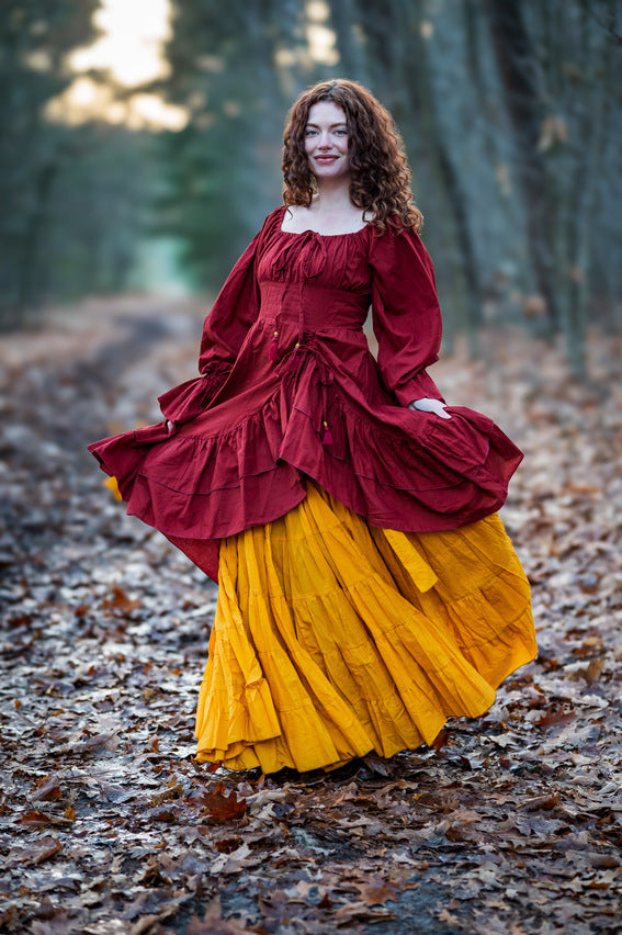 Real Gypsy Rok Zonnebloemgeel